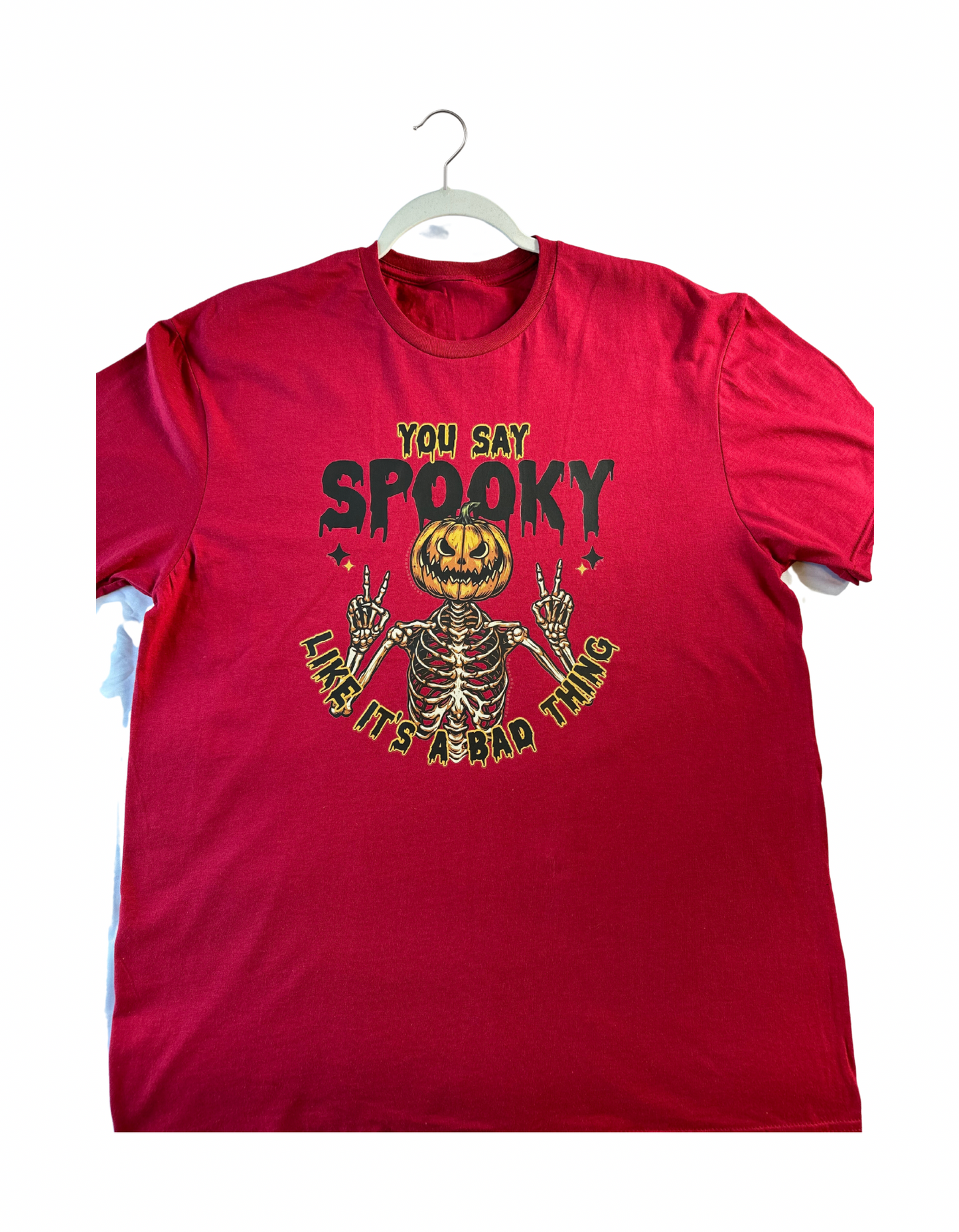 You Say Spooky Red Unisex T-Shirt