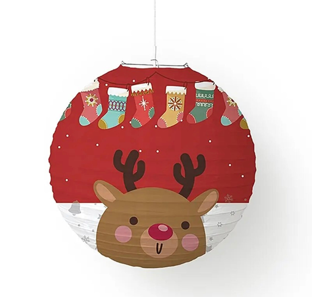 Reindeer Paper Lantern Shade