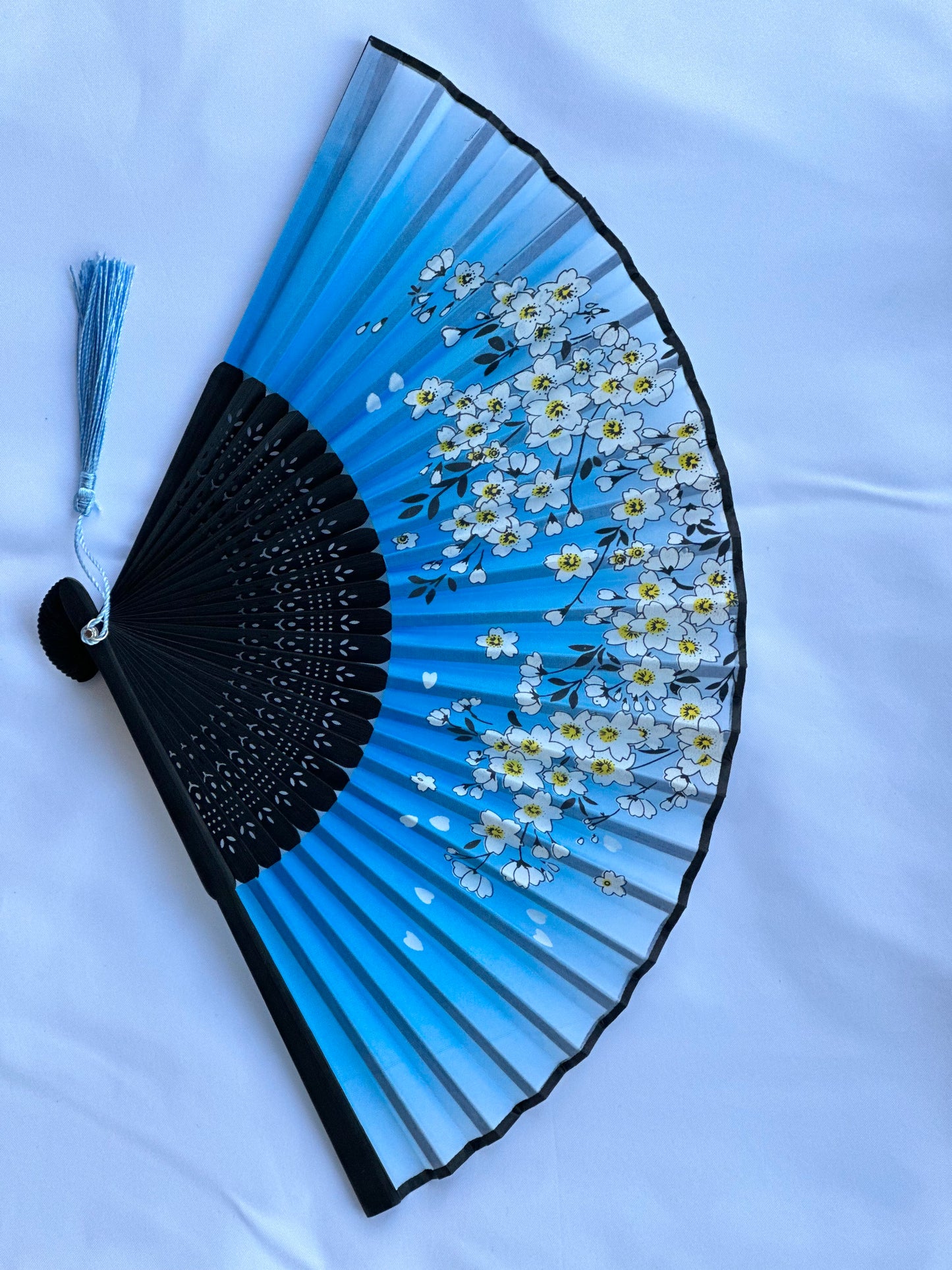 Japanese Silk Folding Fan (Sakura)